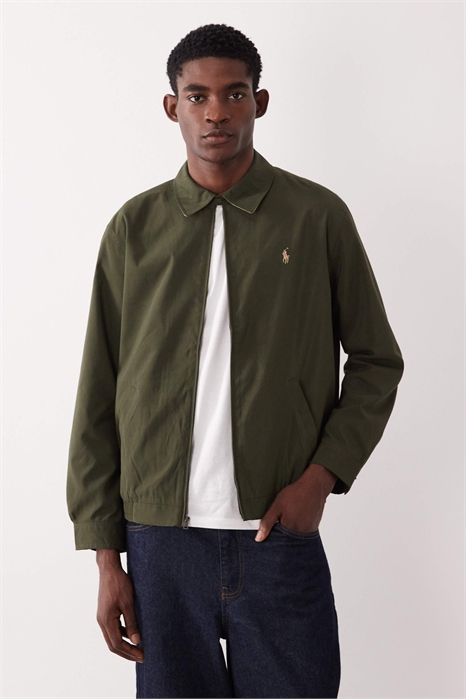 Куртка-ветровка с капюшоном и застежкой-молнией с логотипом артикул 154032190