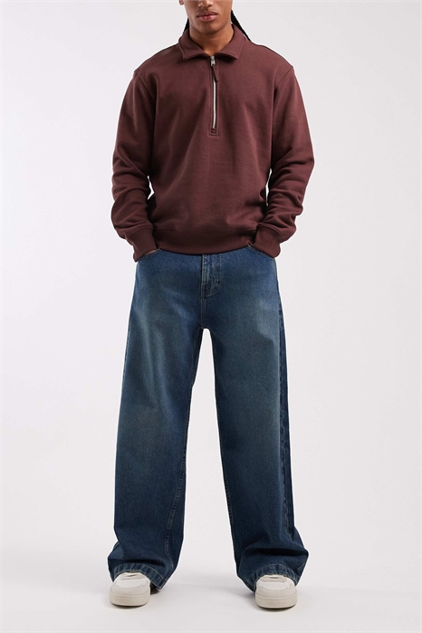 Джинсы с 5 карманами и очень свободным кроем артикул 151967605