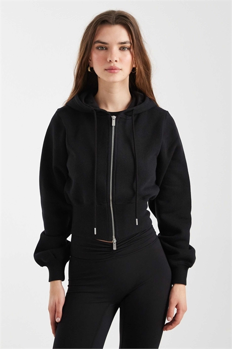 Куртка на молнии с прорезями артикул 154268892