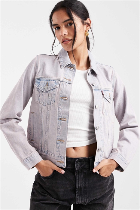 Оригинальная джинсовая куртка в стиле «тракер» артикул 150050181