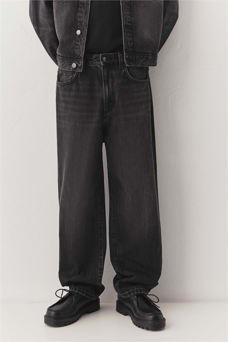 Джинсы-багги артикул 155569863