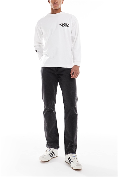 Джинсы с прямыми брючинами артикул 151256415