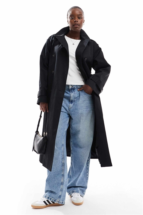 ASOS DESIGN — удлиненный тренч для полных артикул 135762531