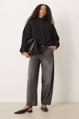 Спортивная куртка из денима с воротником-воронкой артикул 151899005