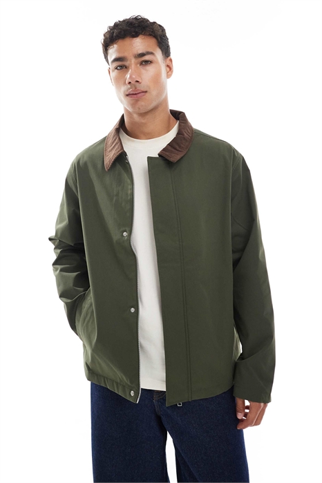 Куртка Харрингтон с воротником из тесьмы артикул 149143976