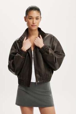 Бомбер с воротником-воронкой от Easton артикул 155875273