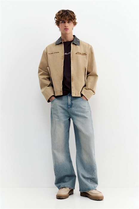 Джинсы со швами артикул 155940994