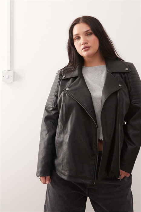 Куртка из искусственной кожи артикул 147325765
