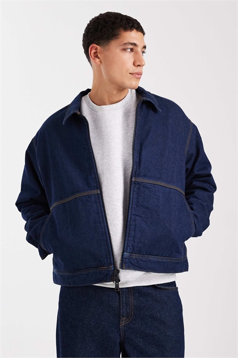 Джинсовая куртка в стиле «станция» артикул 153849185