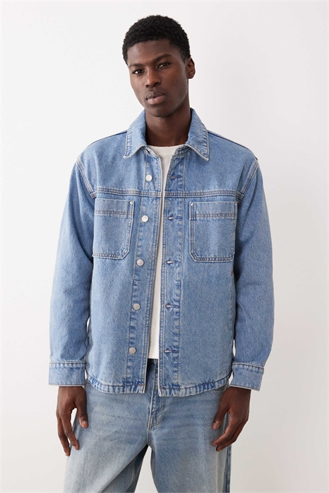 Джинсовая куртка артикул 151862996