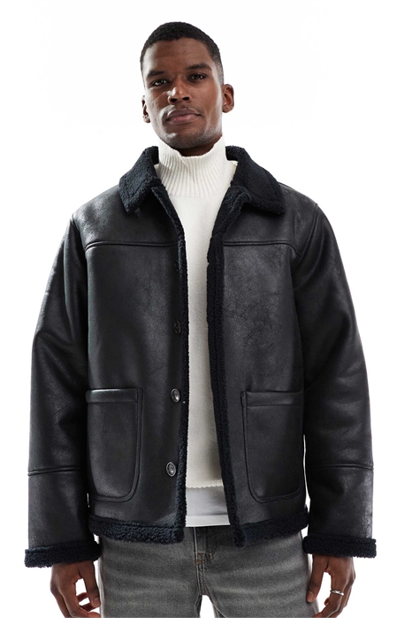 Куртка из искусственной овчины артикул 148852559