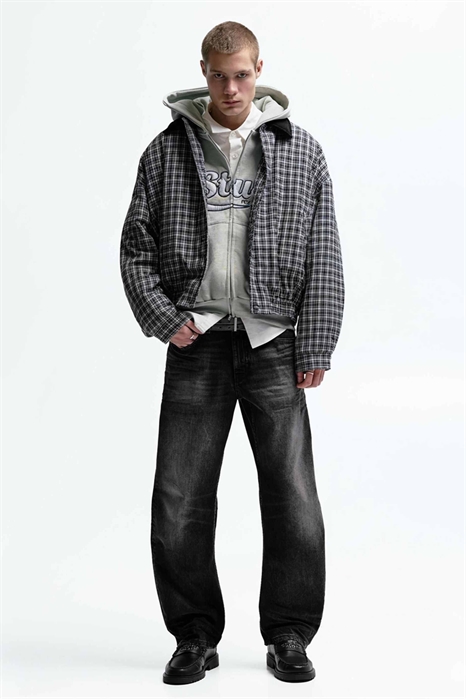 Джинсы свободного кроя с низкой посадкой артикул 154773498