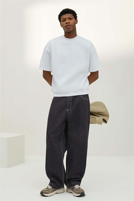 Джинсы с очень широким кроем артикул 156179020