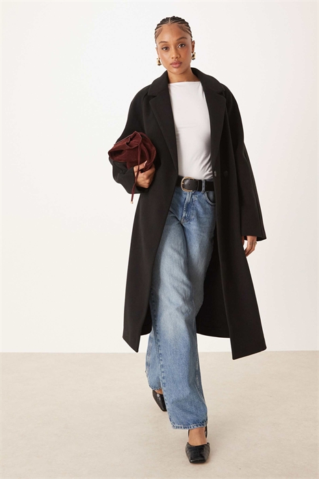 ASOS DESIGN Пальто с высоким воротником артикул 141932970