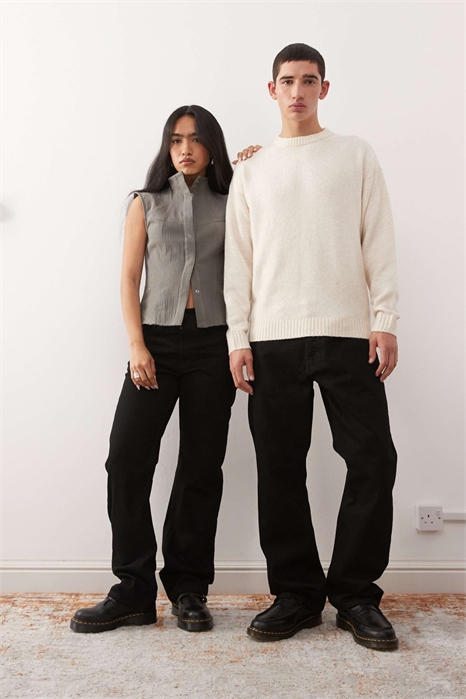 Джинсы Orbit унисекс с прямыми брючинами и средней посадкой артикул 151780110