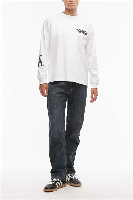 555 — джинсы прямого кроя в стиле кэжуал артикул 142088950