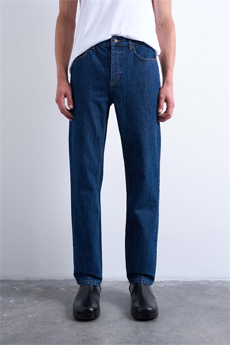 Джинсы с прямым кроем артикул 147760554