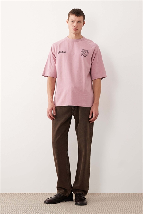 565 — джинсы свободного кроя прямого покроя артикул 142088927