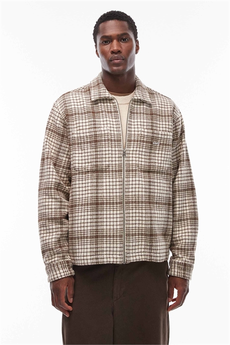 Фланелевая куртка-рубашка с застежкой-молнией от Parker артикул 151015903