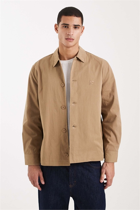 Короткий тренч с логотипом на пуговицах артикул 152560407