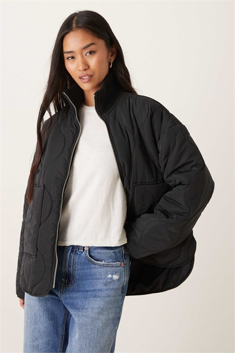 Стеганая куртка Serena с высоким воротником артикул 148407887