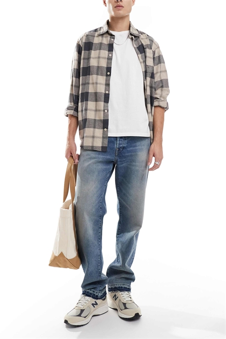 Джинсы Heritage прямого кроя с необработанным краем артикул 139107195