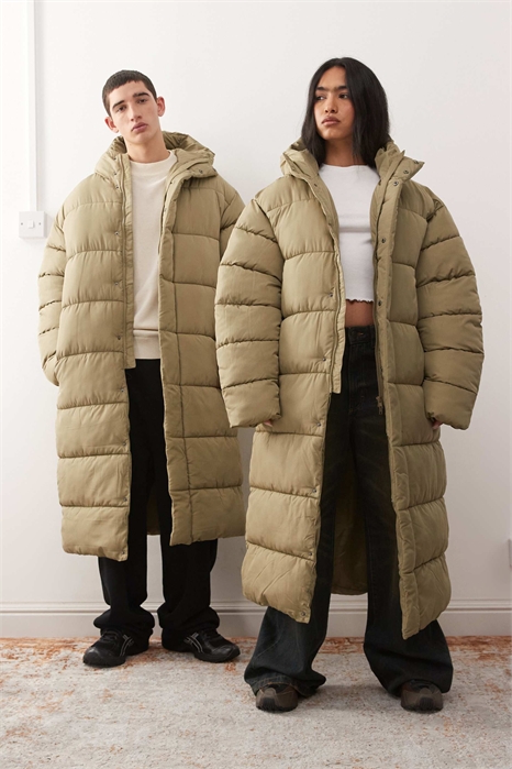 Универсальное пальто-пуховик макси артикул 142998982