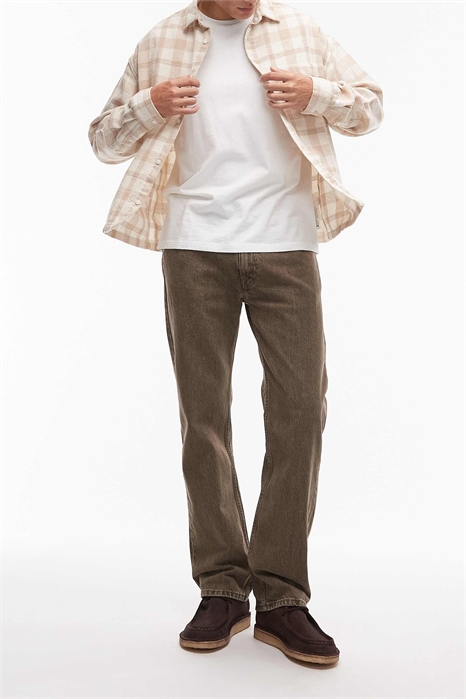 555 — джинсы прямого кроя в стиле кэжуал артикул 142088951