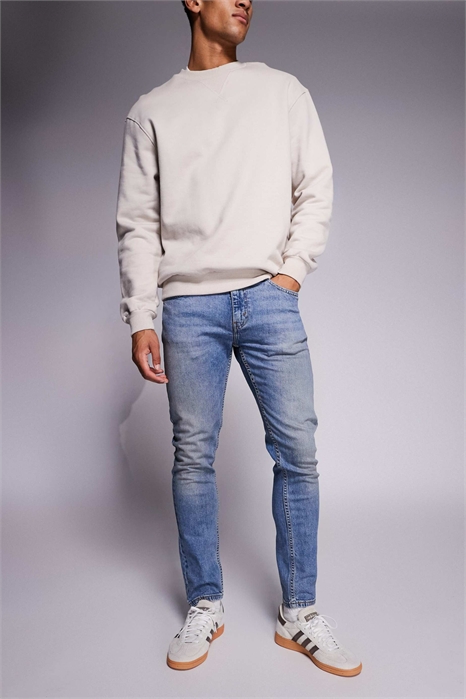 512 узкие джинсы с зауженными брючинами светлого цвета артикул 142088970