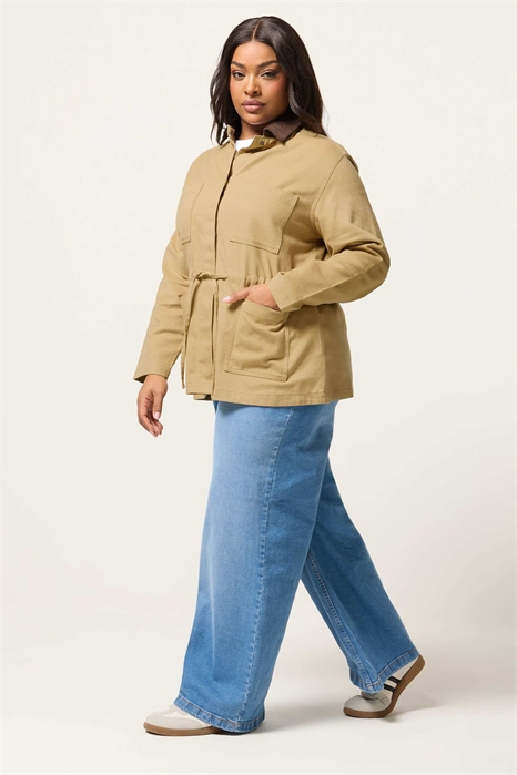 Тканая куртка плотника коричневого цвета артикул 154754475