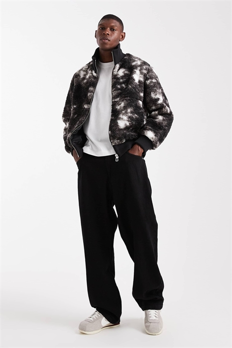 Флисовая кофта с застежкой-молнией из шерпы большого размера артикул 151105092