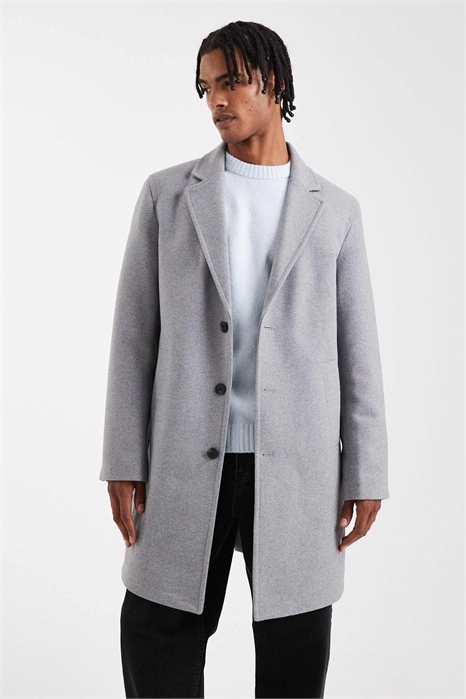 Пальто из смешанной шерсти артикул 148489056