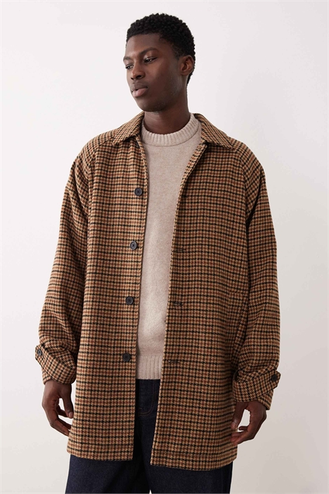 Пальто в стиле «под шерсть» артикул 148194930