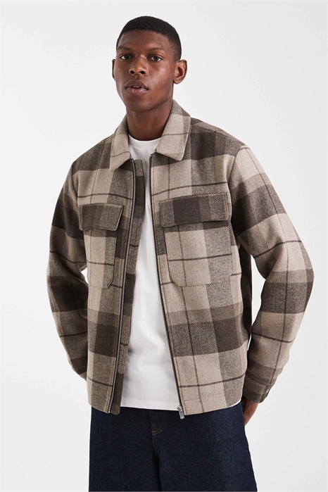 Шерстяная куртка-харрингтон артикул 148849324