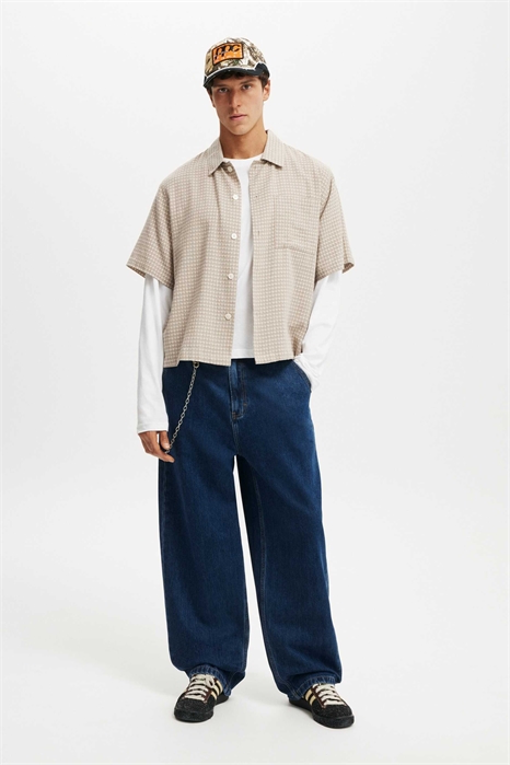 Джинсы-скетчеры свободного кроя артикул 155165293