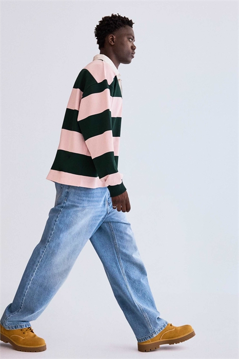 Длинные джинсы свободного кроя артикул 154896161