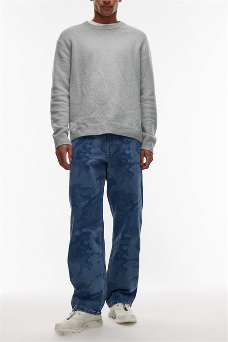 Джинсы Check-5 свободного кроя с камуфляжным принтом артикул 150170300