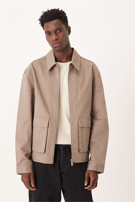 Хлопковая куртка с функциональными карманами артикул 148521498