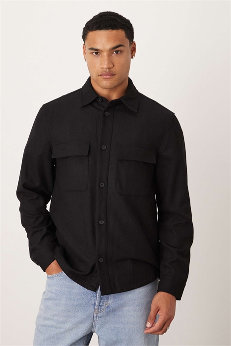 Свободная рубашка-куртка артикул 151558391