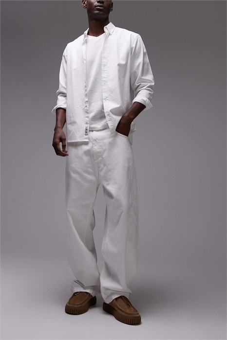 Джинсы-клёш свободного кроя от Brandon артикул 146695345