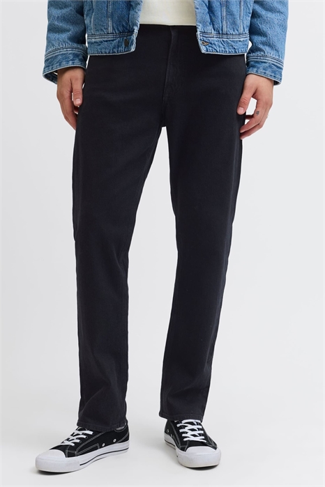 Джинсы свободного кроя из черного денима артикул 154104828