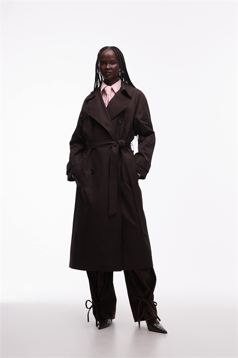 Длинный водоотталкивающий тренч артикул 151097334