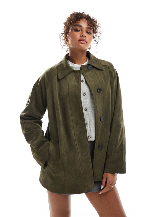 Кардиган из искусственной замши артикул 142512718