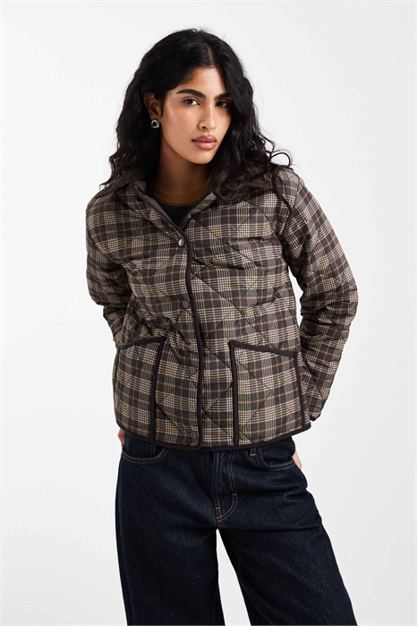 Стеганая куртка в клетку в стиле «барн» артикул 151897696