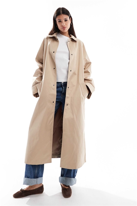 ASOS DESIGN Длинный тренч для высоких артикул 142117296