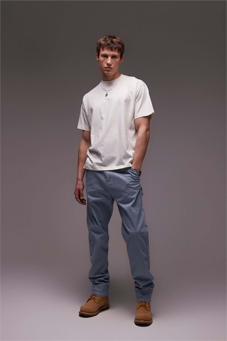 Брюки-карпентер артикул 143357395