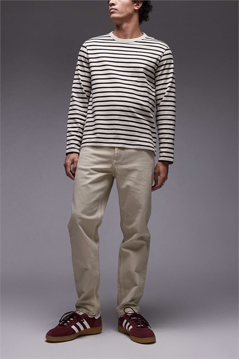 Джинсы с расклешенными штанинами артикул 143296477