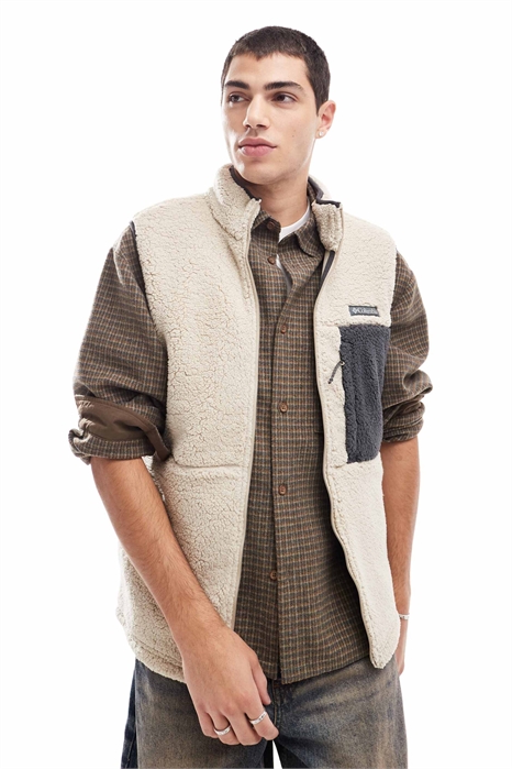 Тяжелый флисовый жилет Mountainside в цвете «камень» артикул 118875327