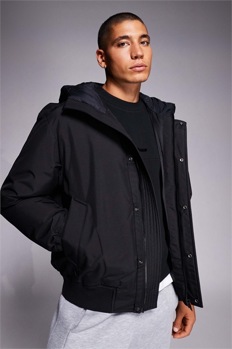 Бомбер Osis с подкладкой и капюшоном из плотной ткани артикул 148408368