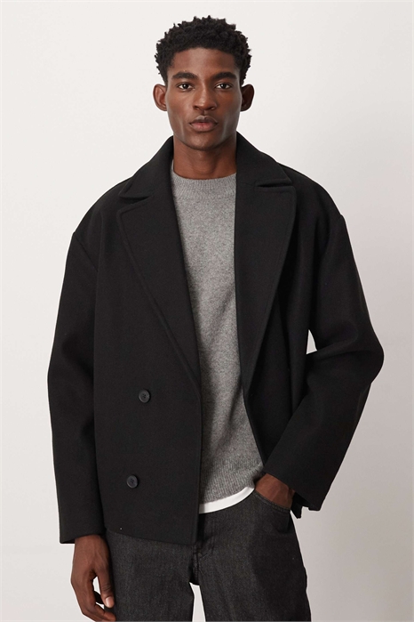 Пальто-бушлат под шерсть артикул 147865301